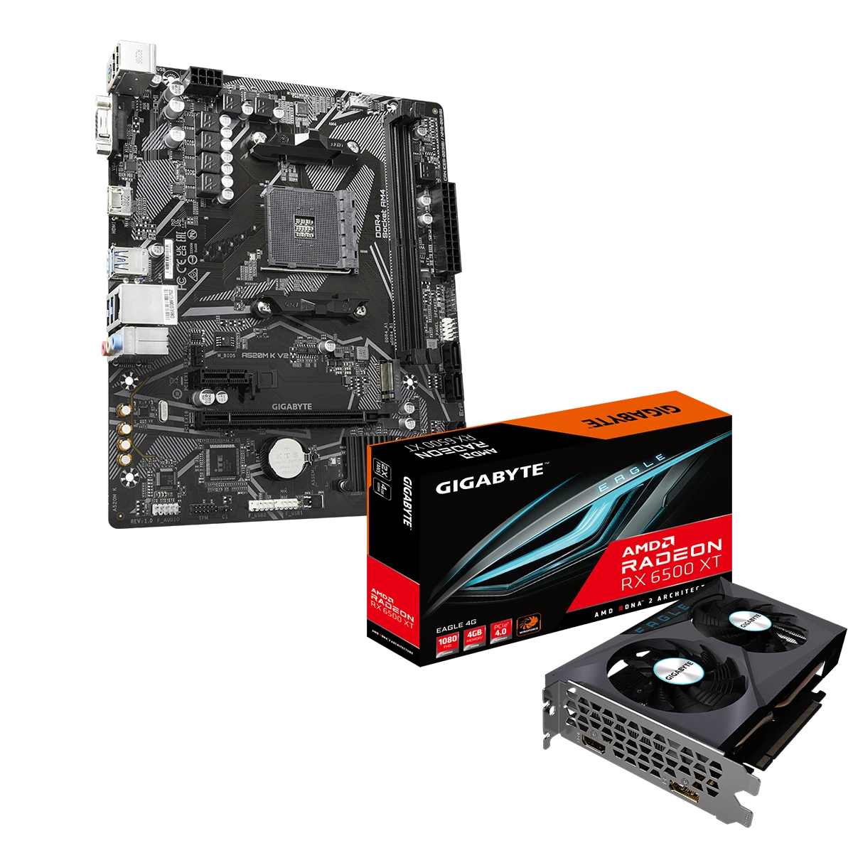 AMD AM4 + RX 6500 XT