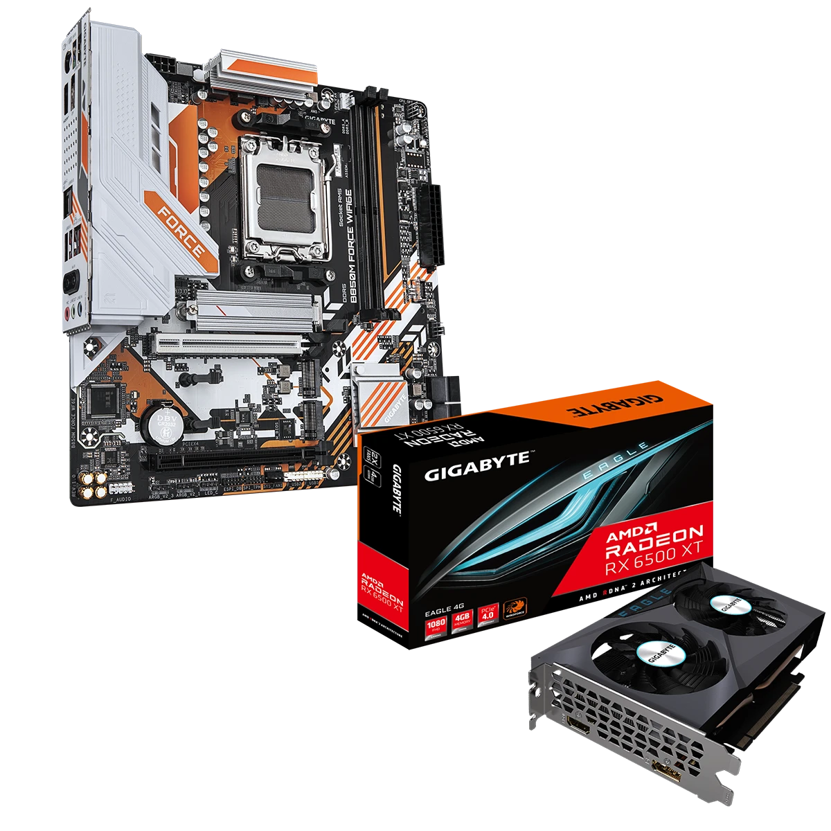 AMD AM5 + RX 6500 XT