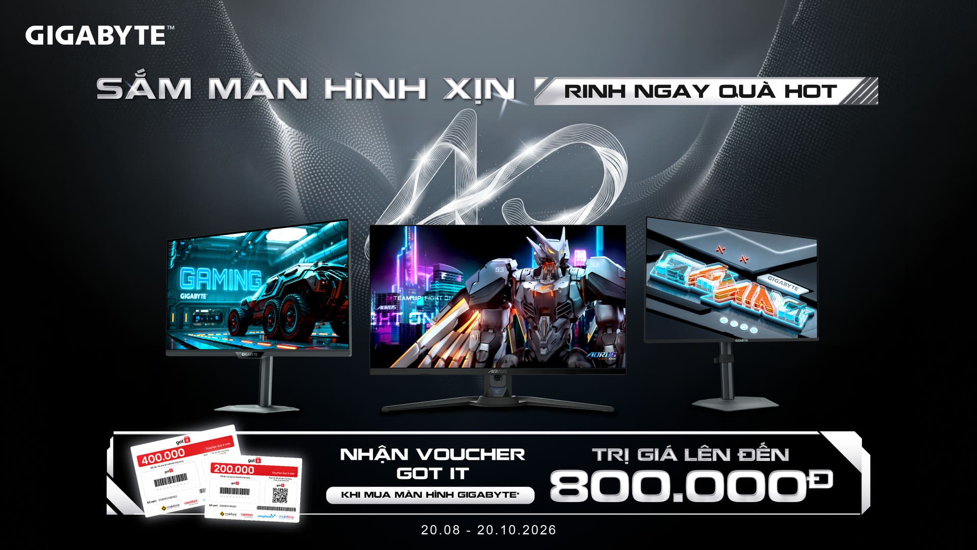 Gigabyte Gaming Monitor Key Visual Promotion